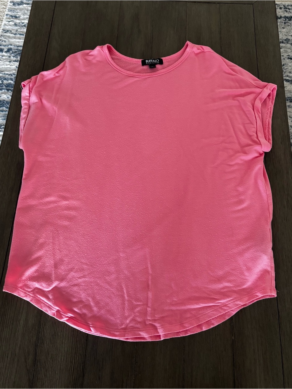 Buffalo David Bitton Pink Short Sleeve Women's Tee